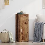Buffet vidaXL en vieux bois 30x42 5x93 cm en bois d'ingénierie