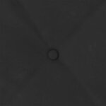 vidaXL Coussin de Dos Noir 50 x 45 cm Tissu en microfibre