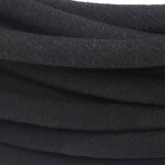vidaXL Tuyau d'arrosage de jardin noir 0 6" 10 m caoutchouc