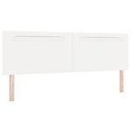 Tête de lit design simple blanc pur 180 cm en simili cuir