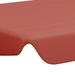 vidaXL Toit rechange balançoire terre cuite 150/130x105/70 cm