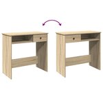 vidaXL Bureau Chêne Sonoma 80x40x75 cm Aggloméré