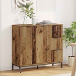 vidaXL Buffet Bois ancien 89 5 x 33 x 82 cm Bois d'ingénierie