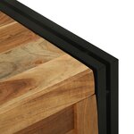 vidaXL Boîte de Rangement 80x50x50 cm Bois Massif Acacia