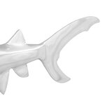 vidaXL Sculpture Argent 68 x 20 x 24 cm Aluminium