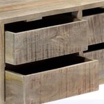 vidaXL Buffet 140x30x60 cm Bois de manguier massif
