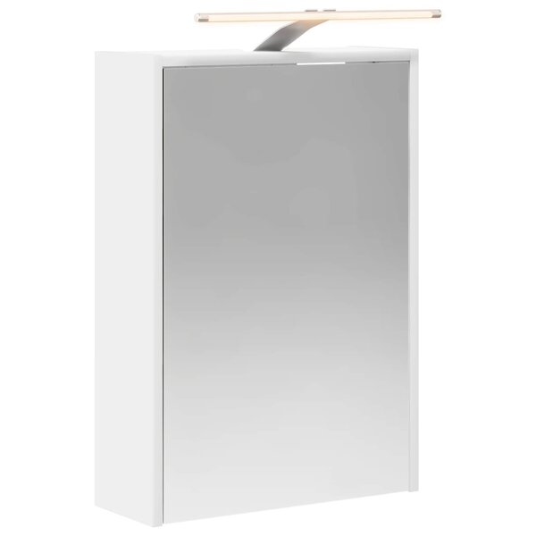 vidaXL Armoire Miroir de Salle de Bain Blanc 43 x 16 x 62.5 cm