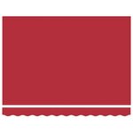 vidaXL Auvent Rétractable Rouge 350 x 250 cm Polyester et Aluminium