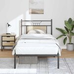 vidaXL Cadre de lit sans matelas chêne sonoma 80x200 cm