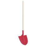vidaXL Tête de pelle 4 Pièces Rouge 39 5 x 27 5 cm Acier enduit de poudre