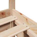 vidaXL Cadre de lit sans matelas 90x190 cm bois de pin massif