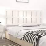 vidaXL Tête de lit blanc 185 5x4x100 cm bois massif de pin