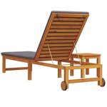 vidaXL Transat 2 Pièces Marron Bois d'Acacia Massif
