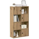 vidaXL Bibliothèque chêne artisanal 60x24x101 5 cm bois d'ingénierie
