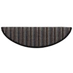 vidaXL Tapis d'escalier auto-adhésifs 15 Pièces Anthracite 56 x 17 x 3 cm