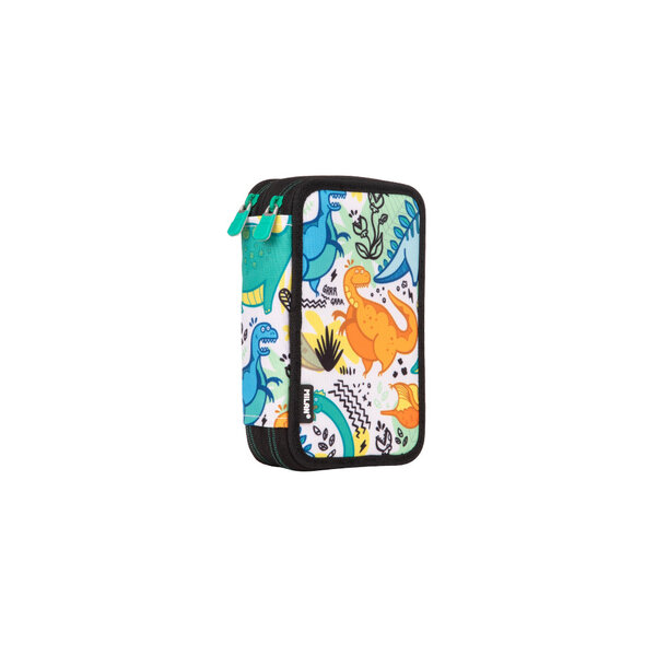 Plumier 2 compartiments avec contenu série spéciale Dinos