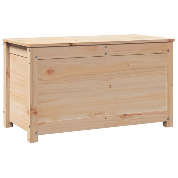 vidaXL Boîte de rangement 80x40x45 5 cm Bois massif de pin