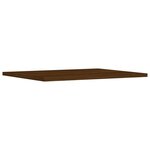 vidaXL Étagères murales 4 Pièces chêne marron 40x50x1 5cm bois ingénierie