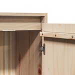 vidaXL Armoire murale 30x30x100 cm Bois de pin massif