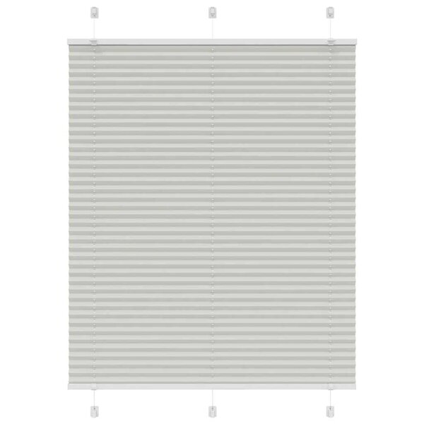 vidaXL Store plissé gris clair 110x150cm largeur du tissu 109 4cm