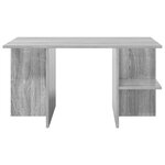 vidaXL Table basse Sonoma gris 87 x 50 x 45 cm Bois d’ingénierie