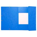 Chemise À Élastiques Maxi Capacity Carte Lustrée 425gm2 - A4 - Bleu - X 25 - Exacompta