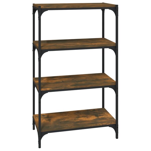 vidaXL Bibliothèque Chêne fumé 60x33x100 cm Bois d'ingénierie