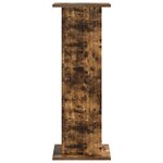 vidaXL Support de Plante Chêne fumé 30 5 x 30 x 80 5 cm