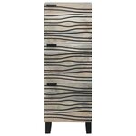 vidaXL Meubles et étagères de rangement pour médias Blanc et Noir