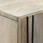 vidaXL Meubles et étagères de rangement pour médias Blanc et Noir