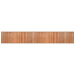 vidaXL Tapis rectangulaire naturel 80x500 cm bambou