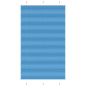 vidaXL Store plissé bleu 115x200 cm largeur du tissu 114 4cm polyester