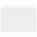 vidaXL Bureau mural Blanc 60 x 45 x 30 cm Bois d'ingénierie