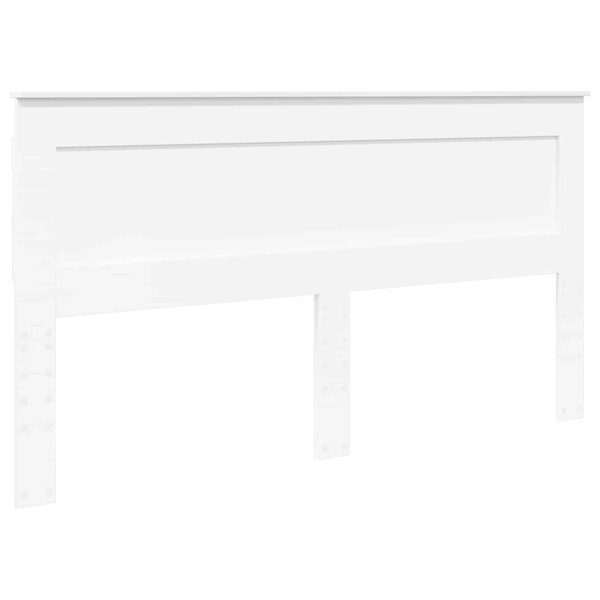 vidaXL Tête de lit avec tête de lit Blanc 180 cm Bois d'ingénierie