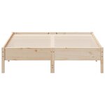 vidaXL Cadre de lit sans matelas 120x200 cm bois de pin massif