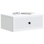 vidaXL Cabinet de chevet 2 pièces Blanc 49 x 34 5 x 20 cm