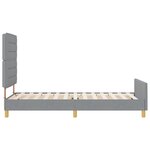 vidaXL Cadre de Lit Gris Clair 80x200 cm en Tissu
