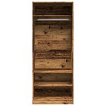 vidaXL Garde-robe vieux bois 80x50x200 cm bois d'ingénierie