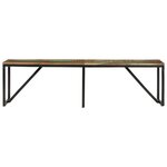 vidaXL Banc 160x35x46 cm Bois massif de récupération