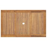 vidaXL Ensemble à manger de jardin 5 Pièces Bois d'acacia solide