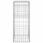 vidaXL Poteau à panier de gabion 40x40x100 cm Fer