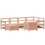 vidaXL Salon de jardin 7 Pièces bois massif sapin de douglas