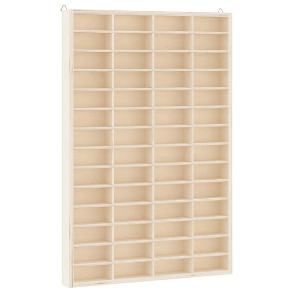 vidaXL Vitrine de collection en bois avec 56 compartiments 40 x 4 5 x 60 cm
