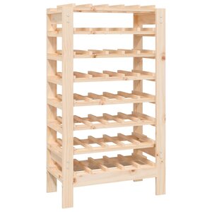 vidaXL Casier à vin 61 5x30x107 5 cm Bois de pin massif
