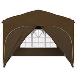 vidaXL Tente de fête pop-up 290 x 290 x 245 cm Taupe