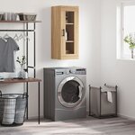 vidaXL Armoire murale chêne sonoma 34 5x34x90 cm