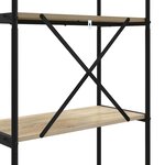 vidaXL Étagère Chêne sonoma 80 x 30 x 146 cm Bois d'ingénierie