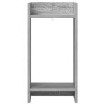 vidaXL Support de Plante Sonoma gris 30 x 30 x 60 cm Bois d'ingénierie