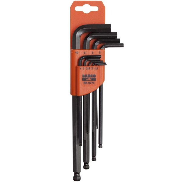 Bahco jeu de clés hexagonales 1 5-10 mm be-9770