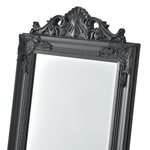 Miroir sur pied inclinable 160 x 40 cm gris foncé 03_0007963